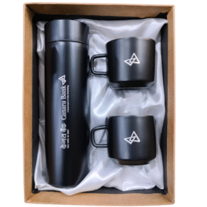 Branded Flask With 2 Sets