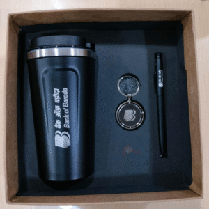 Insulated Cup with Key ring and pen set